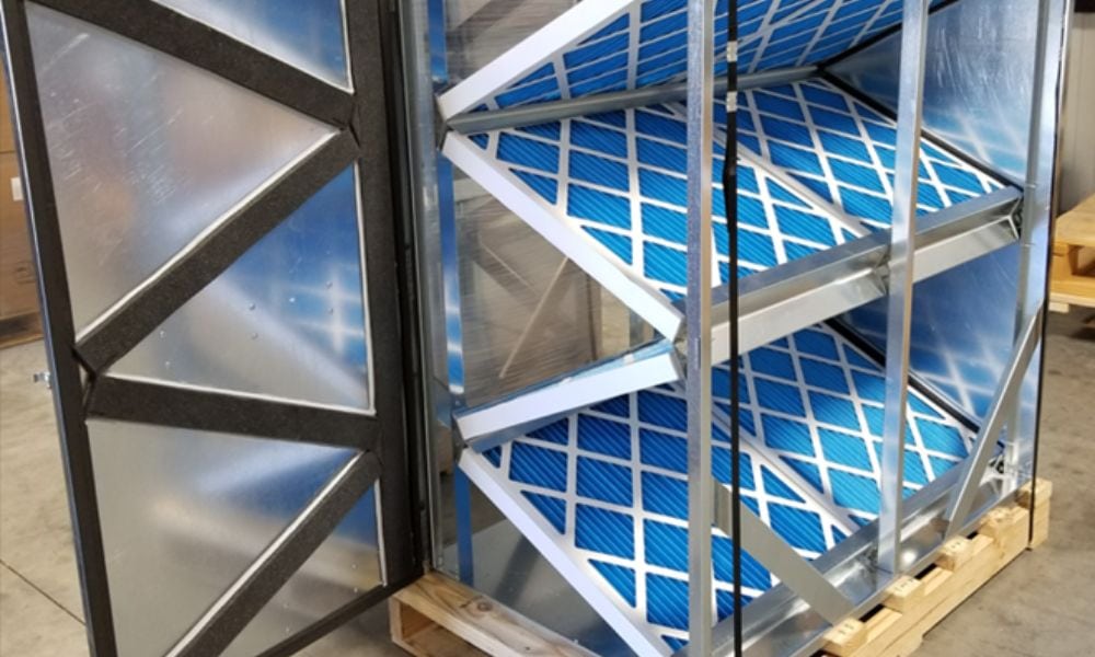 Air Filtration Housing solutions blog graphic for industrial systems